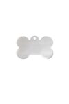 SS Engraved Dog Tag Bone